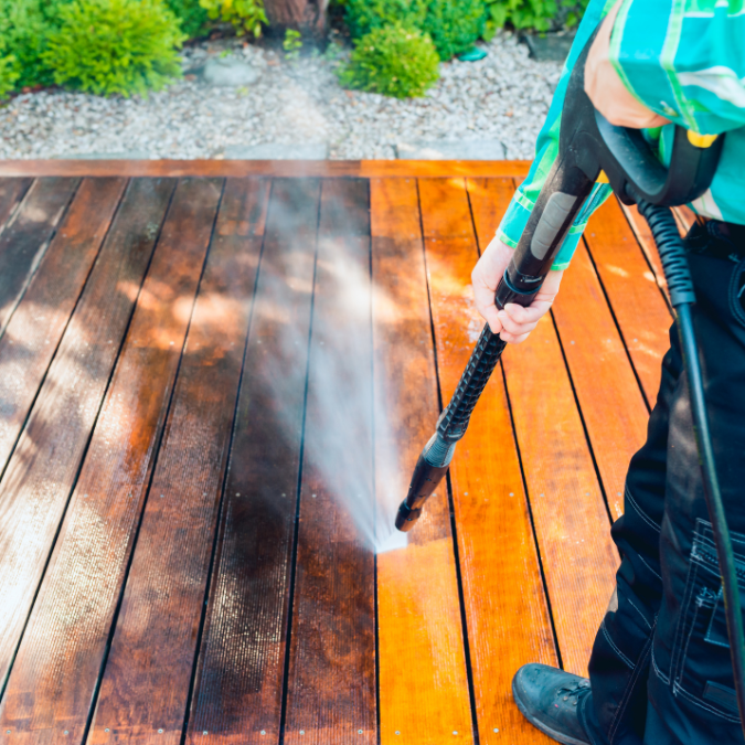 Wood Pressure Washing Chicago Suburbs